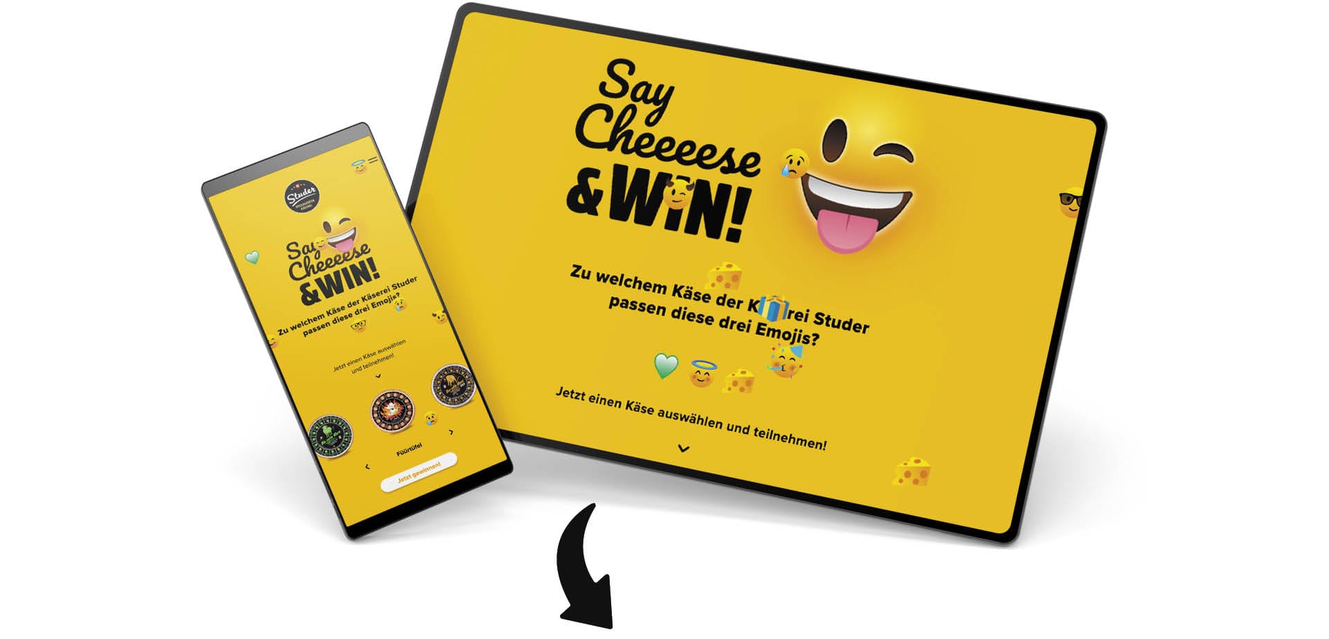 Say cheese and win Käserei Studer Promo